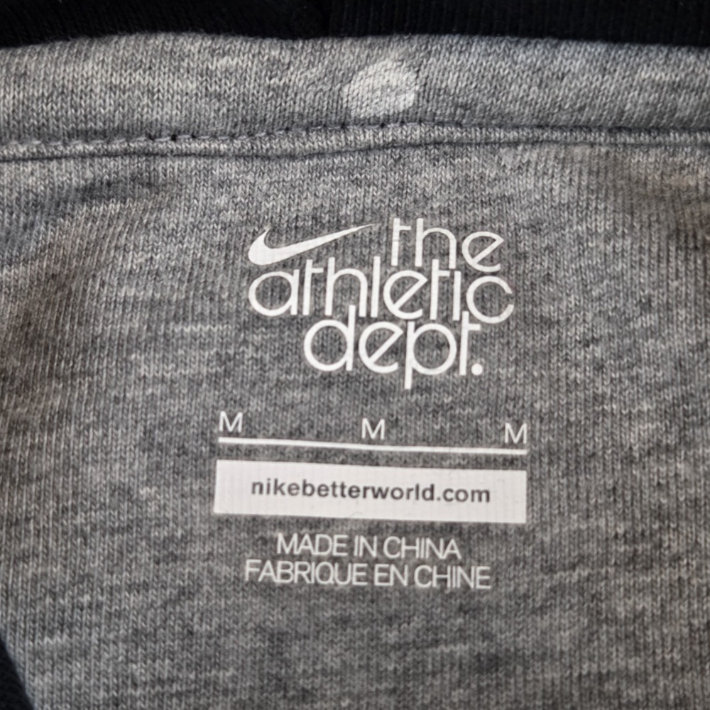 Vintage Nike 72 Black Hoodie Boy's Medium Pullover Nike The Athletic Dept. - Picture 3 of 8